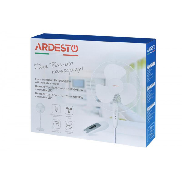 Вентилятор Ardesto FN-R1608RW