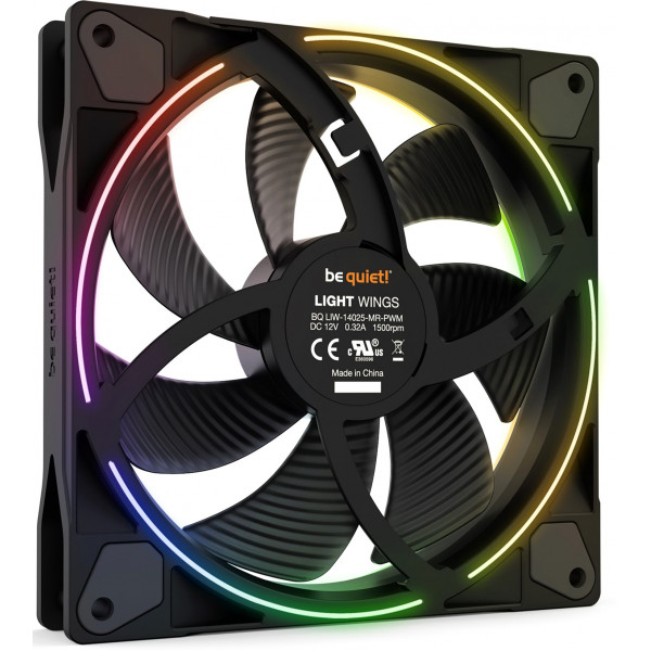 Вентилятор be quiet! Light Wings 140mm PWM Black (BL074)