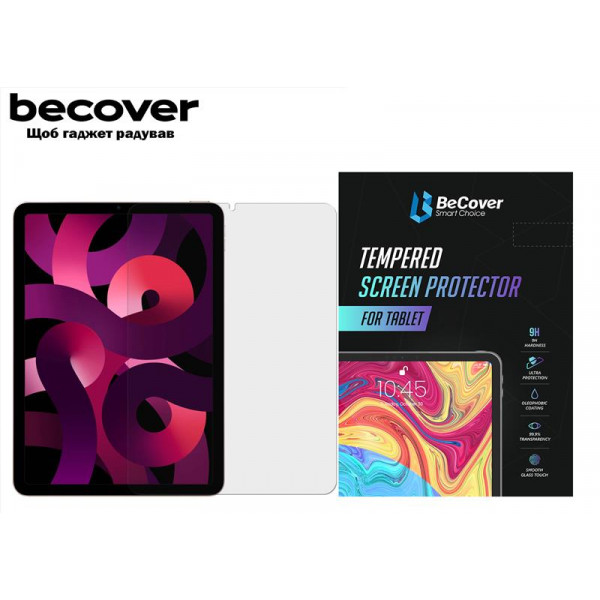 Захисне скло BeCover для Apple iPad Air 5 (2022) 10.9" (708912)