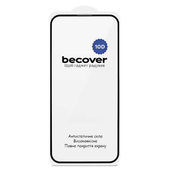 Захисне скло BeCover для Apple iPhone 17e 10D Black (715142)