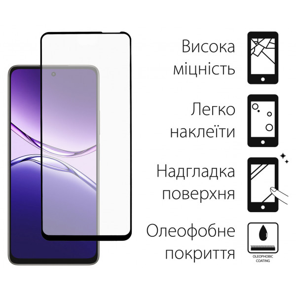 Захисне скло Dengos для Oppo A5 Pro Black Full Glue (TGFG-394)