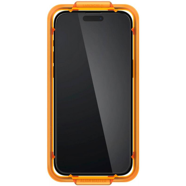 Захисне скло Spigen Glas.tR AlignMaster FC для Apple iPhone 15, Black, 2шт (AGL06906)