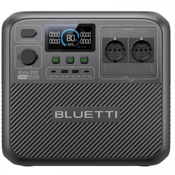 Зарядна станція Bluetti Elite 200 V2, 2600W, 2073Wh