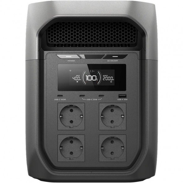Зарядна станція EcoFlow Delta 3 Max 2048Wh, 2400W (EFD3M-G-EU-CBOX)