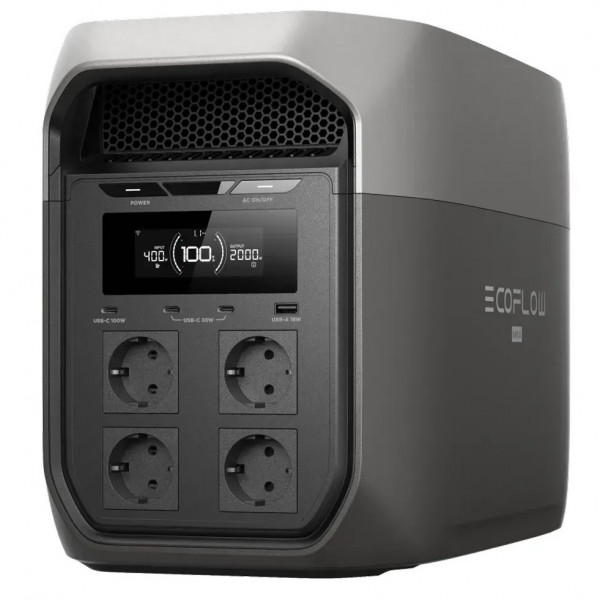Зарядна станція EcoFlow Delta 3 Max 2048Wh, 2400W (EFD3M-G-EU-CBOX)