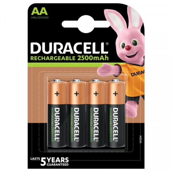Акумулятор Duracell DX1500 Ni-MH AA/HR06 2500 mAh BL 4шт