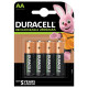 Акумулятор Duracell DX1500 Ni-MH AA/HR06 2500 mAh BL 4шт