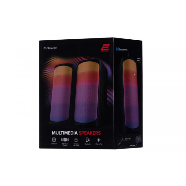 Акустична система 2E PCS231 RGB Matrix Black (2E-PCS231BK)