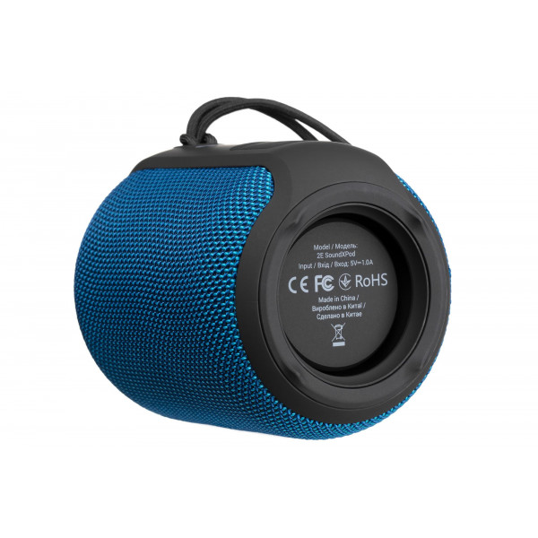 Акустична система 2E SoundXPod TWS MP3 Wireless Waterproof Blue (2E-BSSXPWBL)