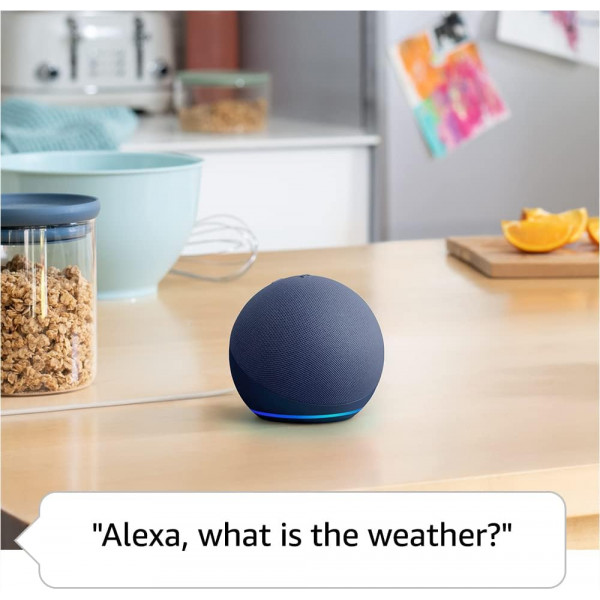 Акустична система Amazon Echo Dot (5th Gen) Smart Speaker with Alexa Deep Sea Blue_JP