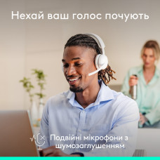 Bluetooth-гарнітура Logitech Zone Wireless 2 ES Off-White (981-001508)