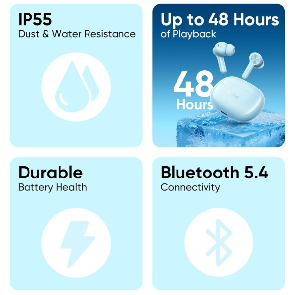 Bluetooth-гарнітура Realme Buds T200X White_EU