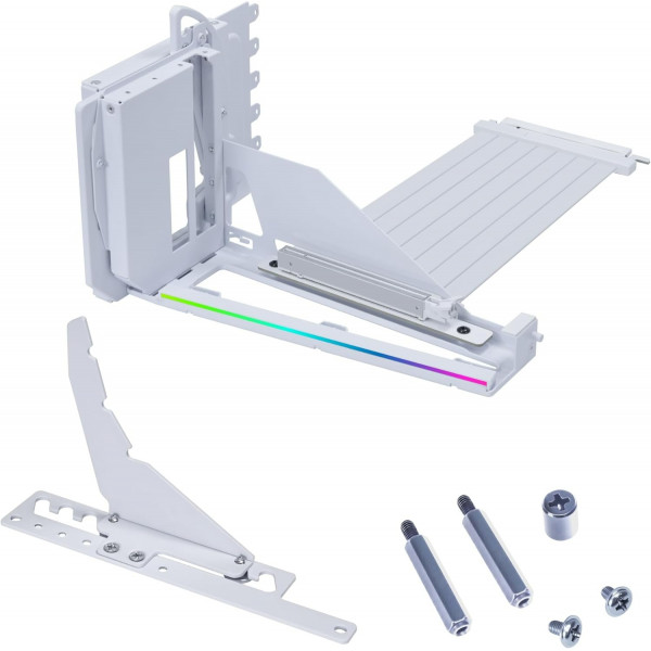 Брекет для вертикального встановлення відеокарти Lian Li Vertical GPU Bracket Kit PCIe5.0 White (G89.VG4-5-V4W.00