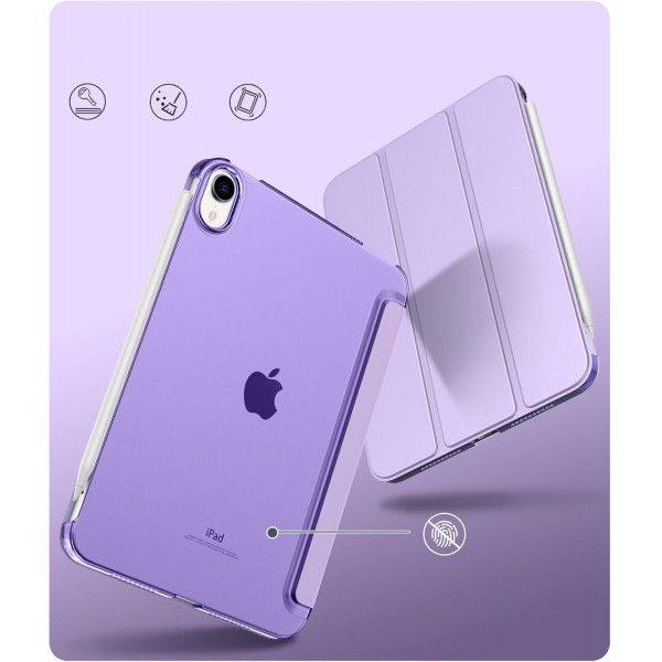 Чохол-книжка BeCover Tri Fold Hard для Apple iPad Mini 7 2024 8.3" Purple (712455)