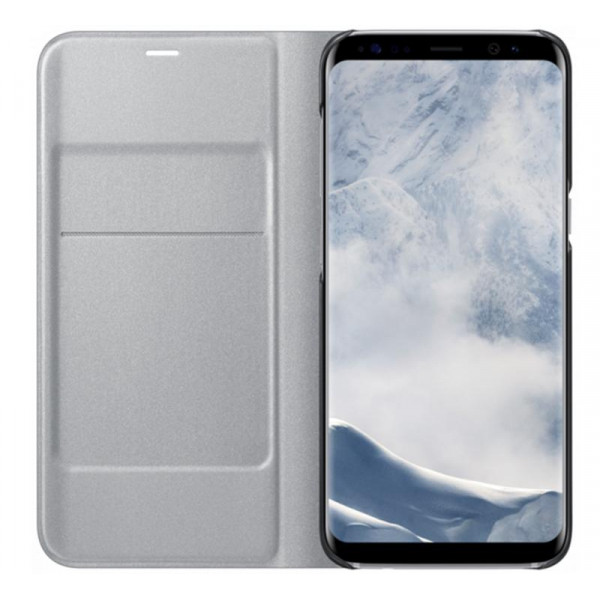 Чохол-книжка Samsung LED View Cover для Samsung Galaxy S8+ G955 Silver (EF-NG955PSEGRU)