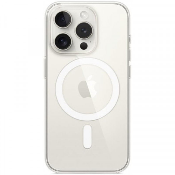 Чохол-накладка Apple Clear Case with MagSafe для Apple iPhone 15 Pro Clear (MT223)
