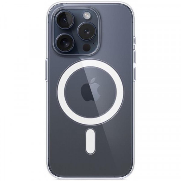 Чохол-накладка Apple Clear Case with MagSafe для Apple iPhone 15 Pro Clear (MT223)