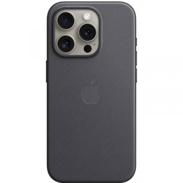 Чохол-накладка Apple FineWoven Case with MagSafe для Apple iPhone 15 Pro Black (MT4H3)