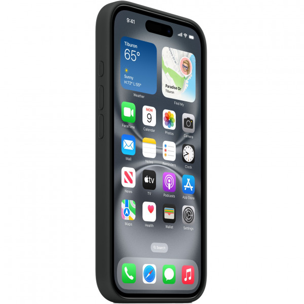Чохол-накладка Apple Silicone Case with MagSafe для Apple iPhone 16 Black (MYY13)