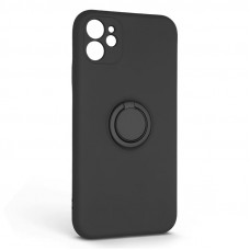 Чохол-накладка Armorstandart Icon Ring для Apple iPhone 11 Black (ARM68641)