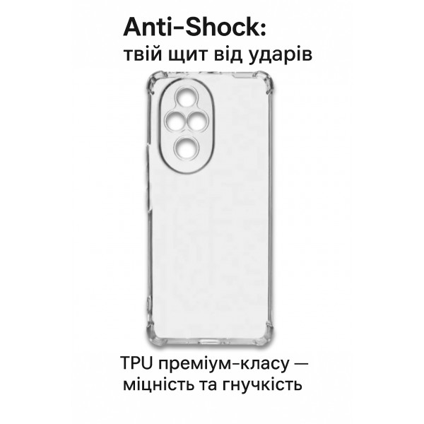 Чохол-накладка BeCover Anti-Shock для Honor 200 Clear (714953)