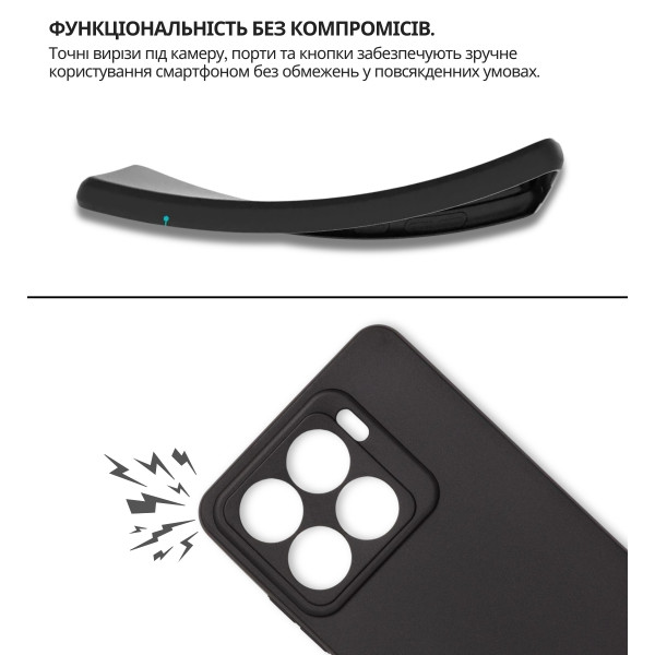 Чохол-накладка BeCover для ZTE Blade A56 Black (714935)