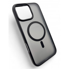 Чохол-накладка BeCover Metal Buttons Case MagSafe для Apple iPhone 16 Pro Max Black (712099)