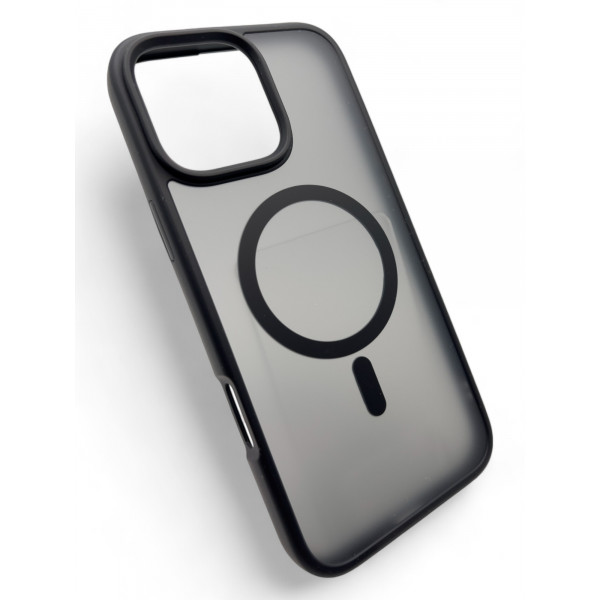 Чохол-накладка BeCover Metal Buttons Case MagSafe для Apple iPhone 16 Pro Max Black (712099)