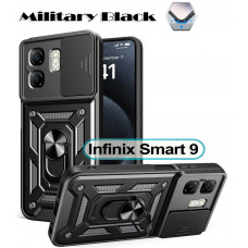 Чохол-накладка BeCover Military для Infinix Smart 9 (X6532) Black (713049)
