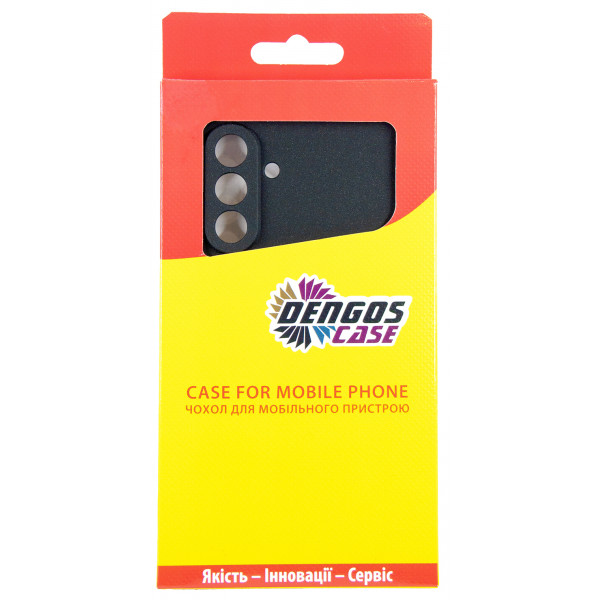 Чохол-накладка Dengos Carbon для Samsung Galaxy A26 SM-A266 Black (DG-KM-137) + захисне скло