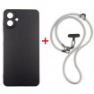 Чохол-накладка Dengos для Samsung Galaxy A07 SM-A075 Black (DG-KM-CCRB-15) + ремінець