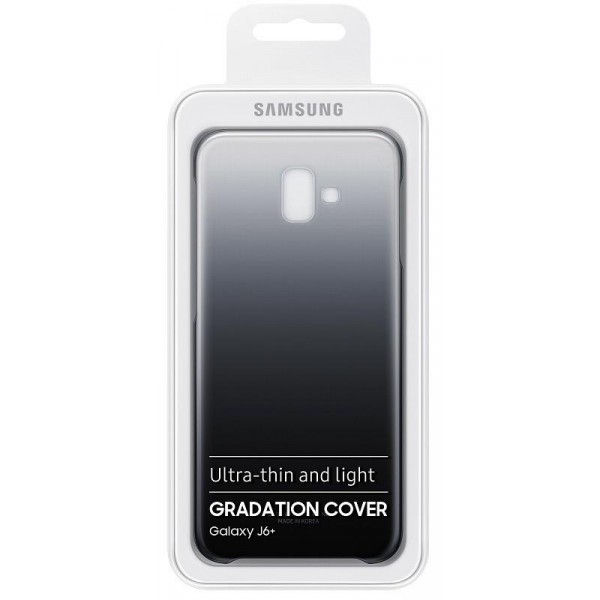 Чохол-накладка Samsung Gradation Cover для Samsung Galaxy J6+ SM-J610 Black (EF-AJ610CBEGRU)
