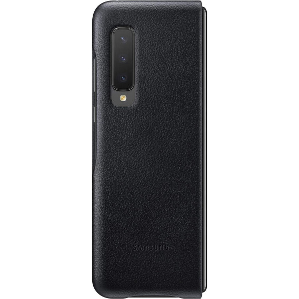 Чохол-накладка Samsung Leather Cover для Samsung Galaxy Fold SM-F900 / F907 Black (EF-VF900LBEGRU)