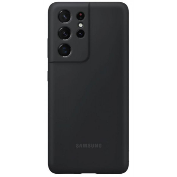 Чохол-накладка Samsung Silicone Cover для Samsung Galaxy S21 Ultra SM-G998 Black (EF-PG998TBEGRU)