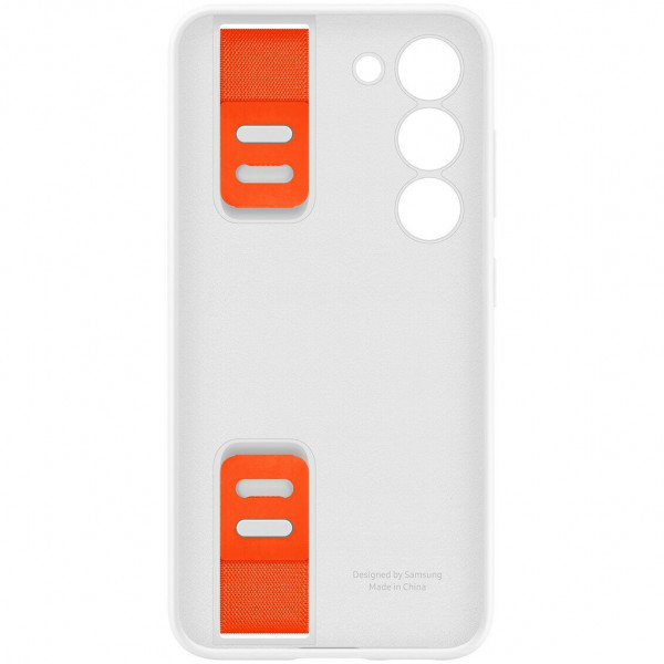 Чохол-накладка Samsung Silicone Grip Case для Samsung Galaxy S23 SM-S911 White (EF-GS911TWEGRU)