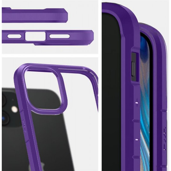 Чохол-накладка Spigen Crystal Hybrid для Apple iPhone 12 Mini Hydrangea Purple (ACS01544)