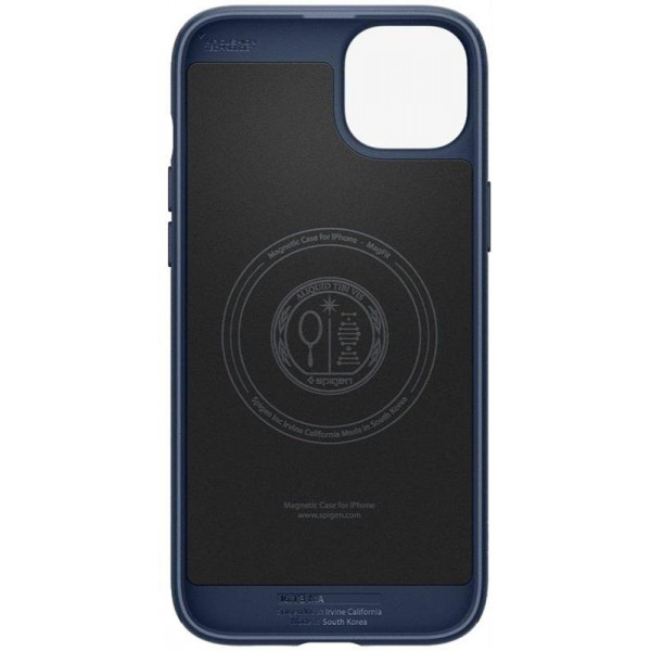 Чохол-накладка Spigen Mag Armor MagFit для Apple iPhone 15 Navy Blue (ACS06816)