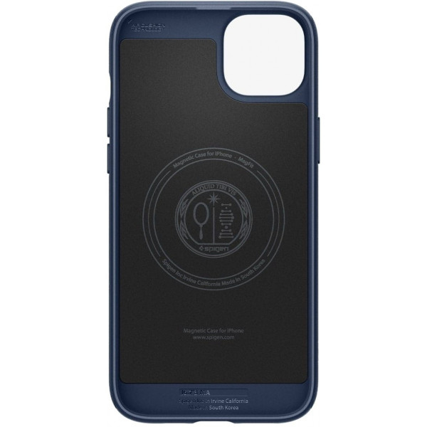 Чохол-накладка Spigen Mag Armor MagFit для Apple iPhone 15 Plus Navy Blue (ACS06672)
