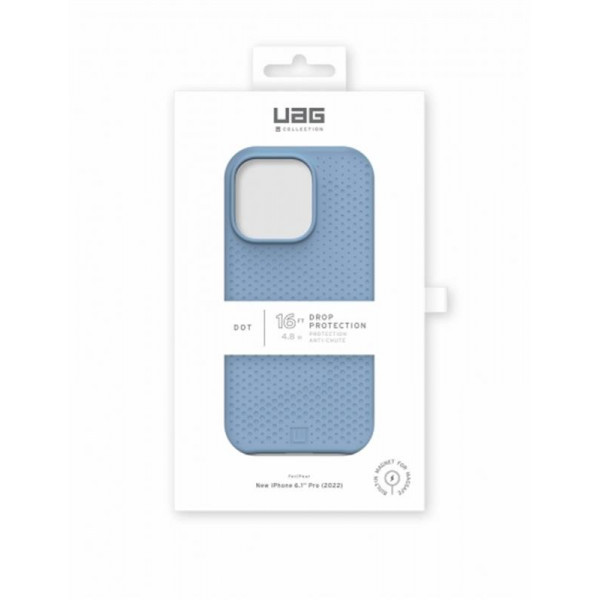 Чохол-накладка Urban Armor Gear Dot Magsafe для Apple iPhone 14 Pro Cerulean (114082315858)