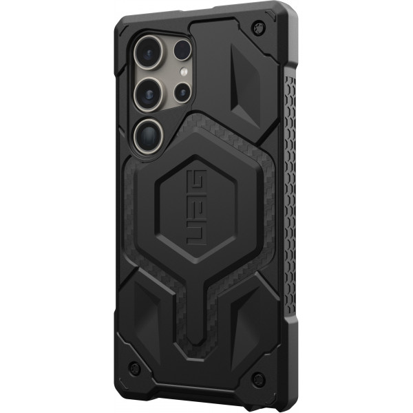Чохол-накладка Urban Armor Gear Monarch Pro для Samsung Galaxy S24 Ultra SM-S928 Carbon Fiber (214416114242)