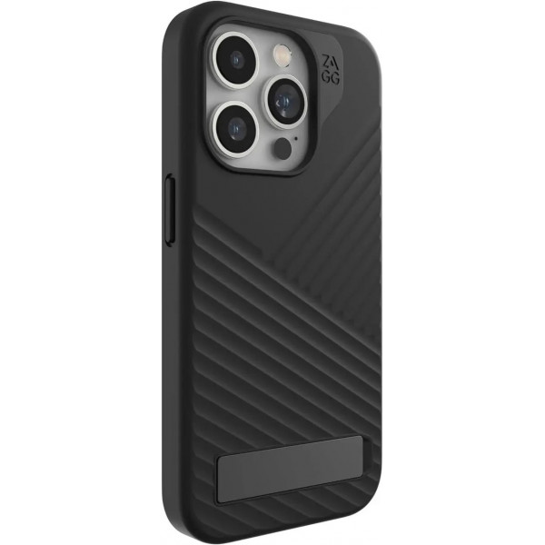 Чохол-накладка Zagg Gear4 Denali Snap with MagSafe w/ Kickstand для Apple iPhone 15 Pro Black (702312348 / 702312718)