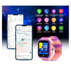 Дитячий смарт-годинник Garmix PointPRO-200 4G/GPS/WiFi Pink