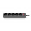 Фільтр живлення REAL-EL RS-Protect 505 5 м Black (EL122300046)