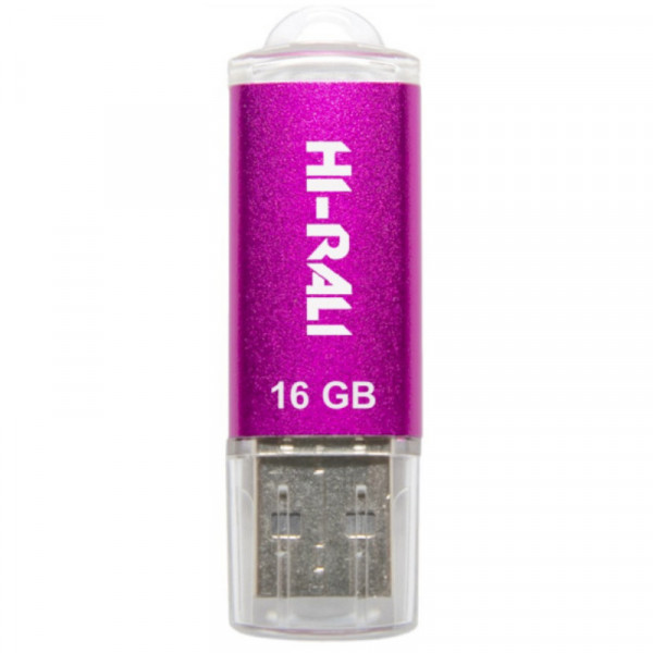 Флеш-накопичувач USB 16GB Hi-Rali Rocket Series Violet (HI-16GBVCVI)