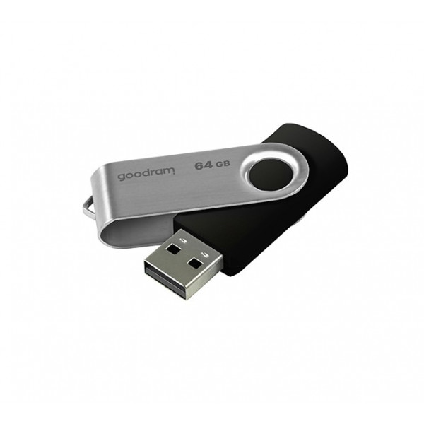 Флеш-накопичувач USB2.0 64GB Goodram UTS2 (Twister) Black (UTS2-0640K0R11)