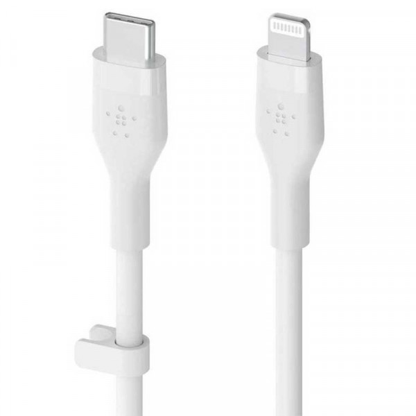 Кабель Belkin BoostCharge Flex USB Type-C - Lightning (M/M), 1 м, White (CAA009bt1MWH) OEM