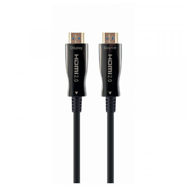 Кабель Cablexpert HDMI - HDMI V 2.0 (M/M), з позолоченими контактами, 80 м, Black (CCBP-HDMI-AOC-80M-02)