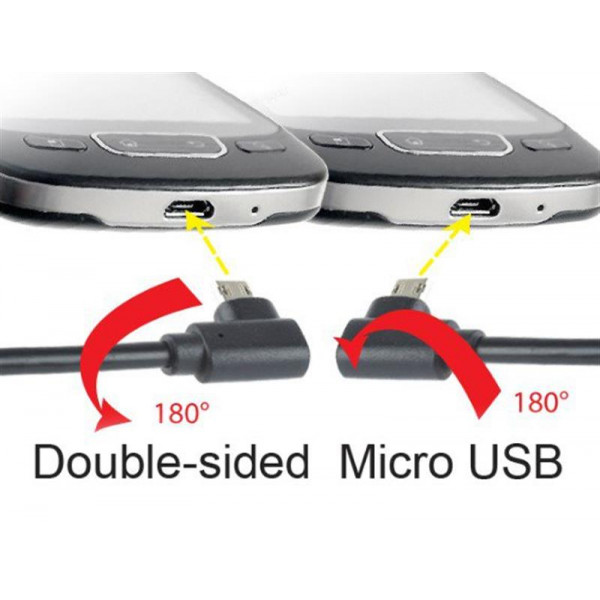 Кабель Cablexpert USB - micro USB V 2.0 (M/M), 1.8 м, преміум, чорний (CC-USB2-AMmDM90-6)