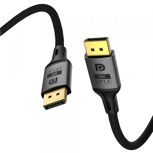 Кабель ColorWay DisplayPort-DisplayPort V1.4 8K 3м, Black (CW-CBDP094-BK)