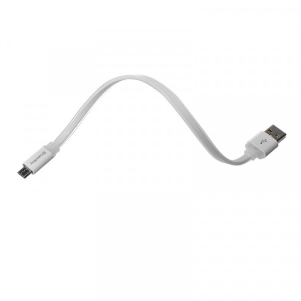 Кабель ColorWay USB - micro USB (M/M), 0.25 м, White (CW-CBUM-MUM25W)